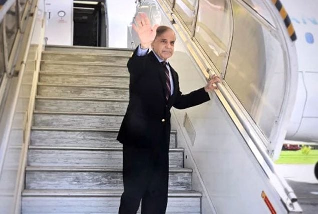 PM Shehbaz departs for Egypt to attend 20-Nation Gaza peace summit